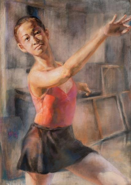 陳麒任 舞 109×79cm 1998 